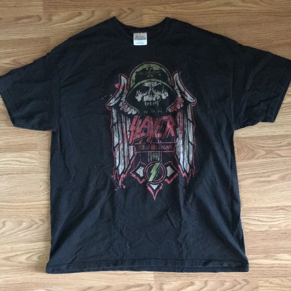 Slayer all of life decays band tee shirt XL worn band t-shirt - Picture 1 of 4